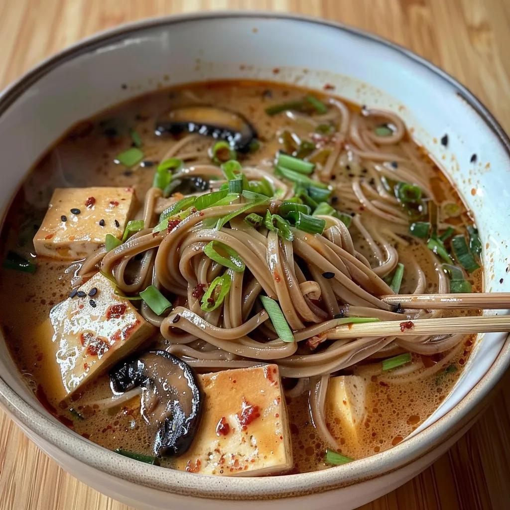 Sésame miso soba