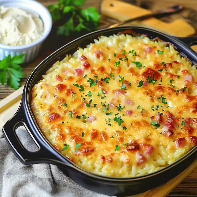 Riz gratiné rapide
