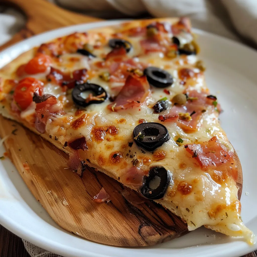 Pizza maison savoureuse