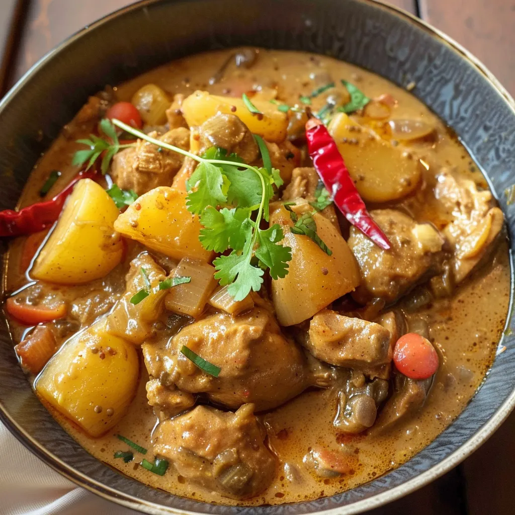 Curry poulet Massaman