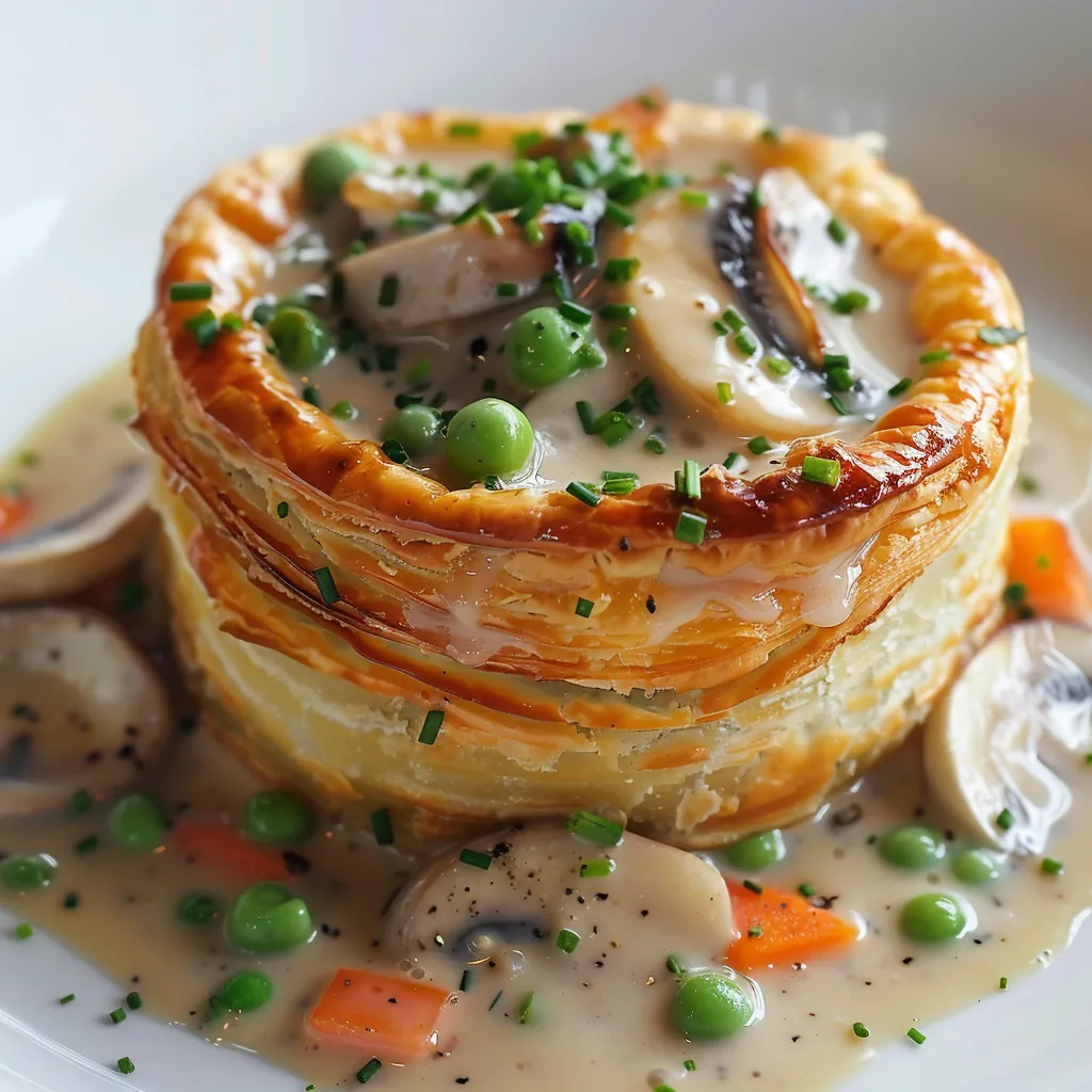Des vol-au-vent ultra gourmands et bien légers