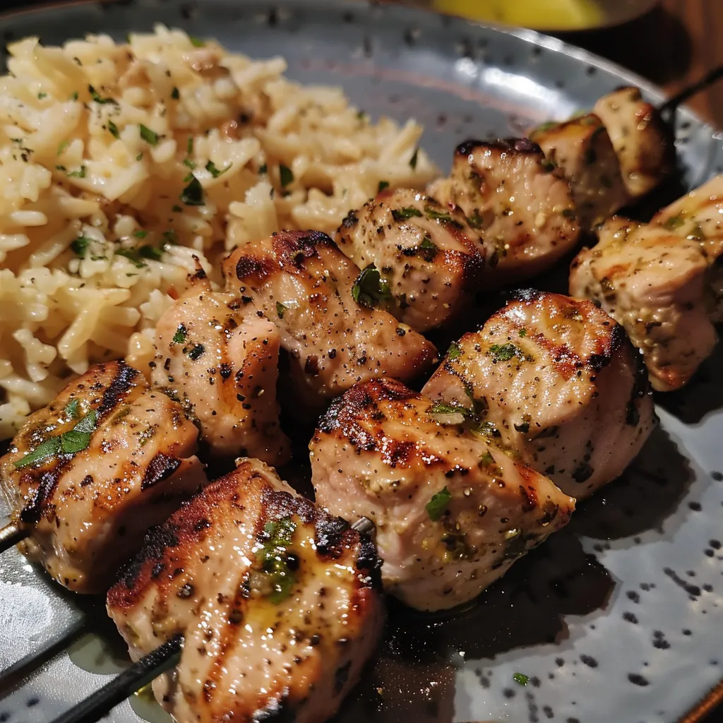 Brochettes savoureuses souvlaki