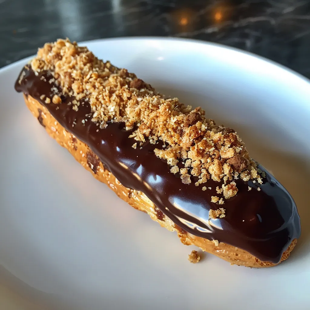 Éclairs choco avec glaçage maison