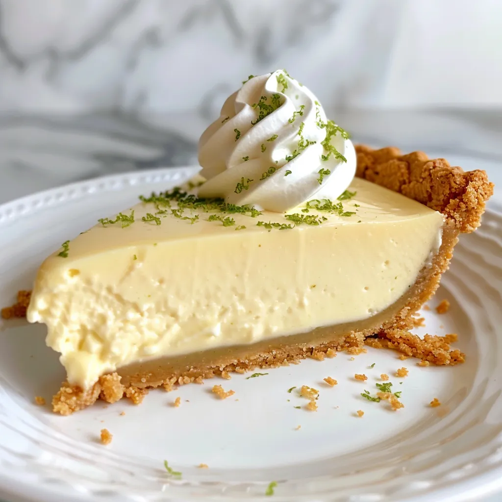 Tarte lime fraîche et goûteuse