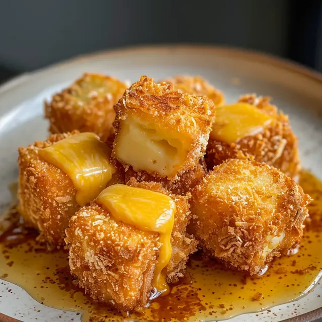 Délices croustillants au fromage fondant