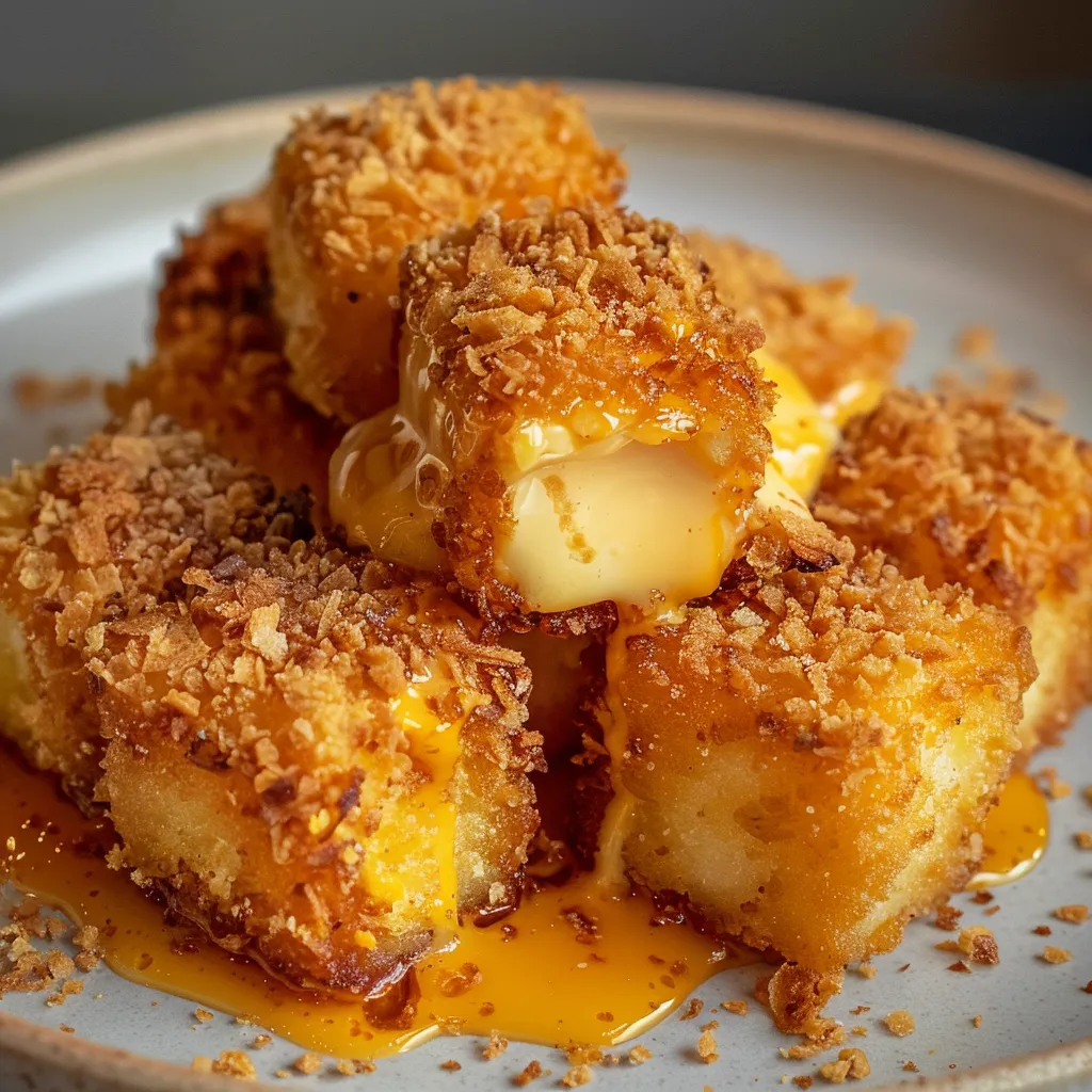Poutine inversée, croûte croustillante et cœur fondant
