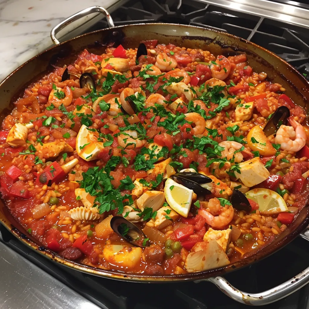 Paëlla maison aux accents du Sud