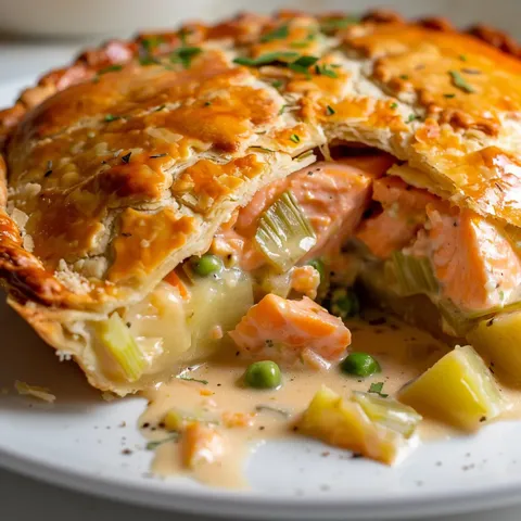 Saumon croûte dorée