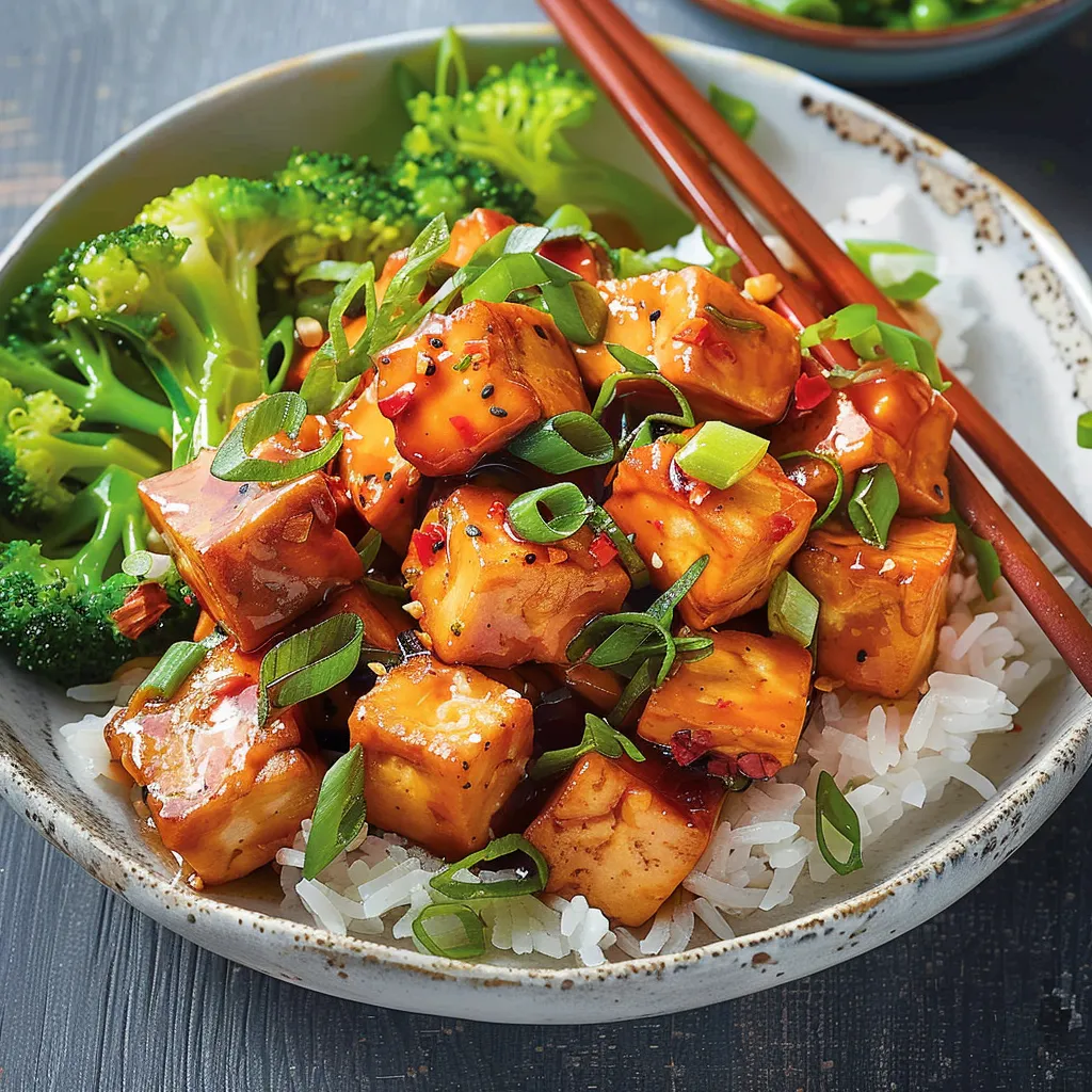Tofu Tao délicieux