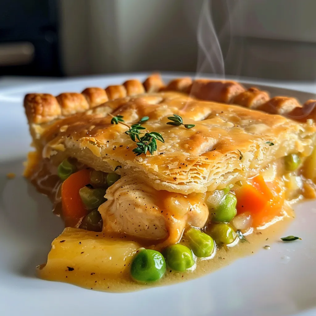 Poulet en croûte dorée