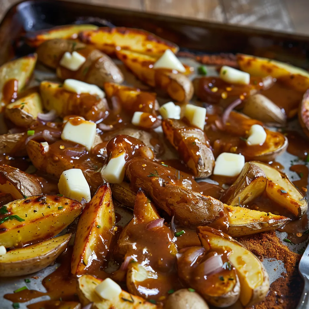 Poutine simple et dorée