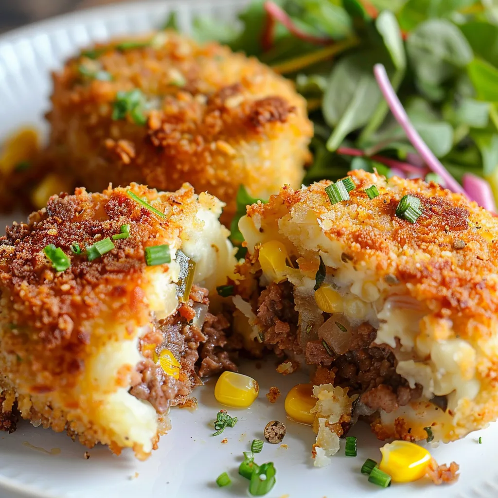 Pâté chinois croquettes
