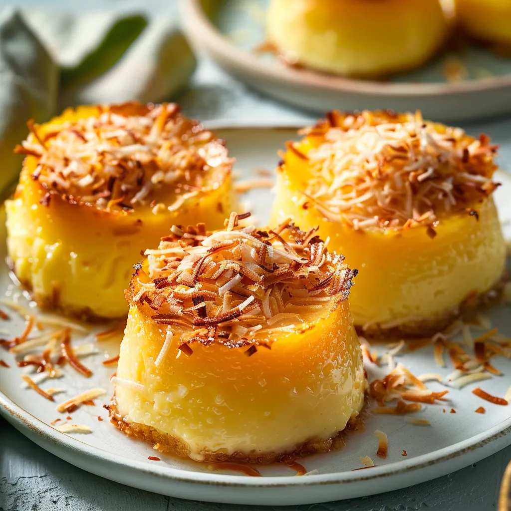 Quindim brésilien à la noix de coco