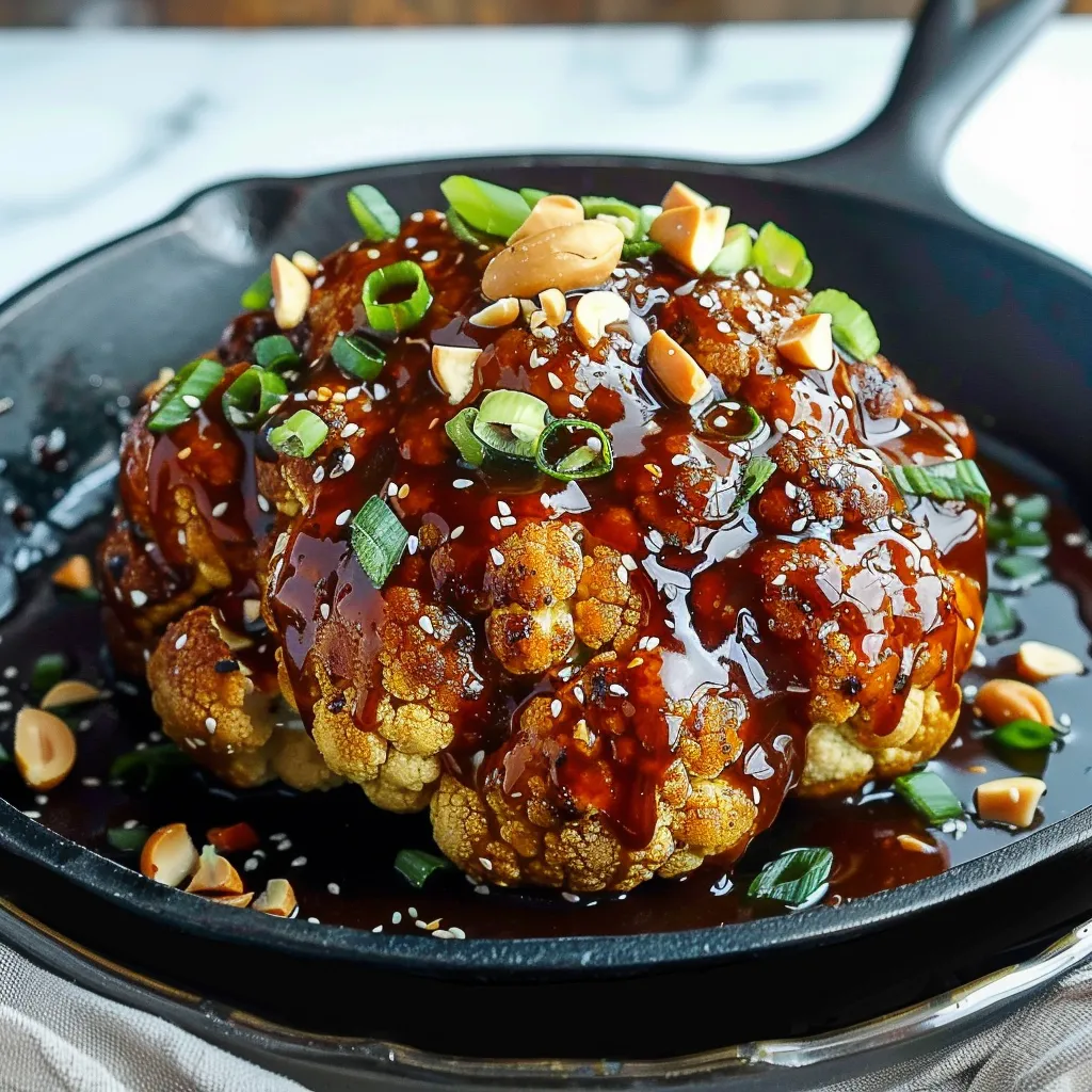 Cacahuètes et chou-fleur