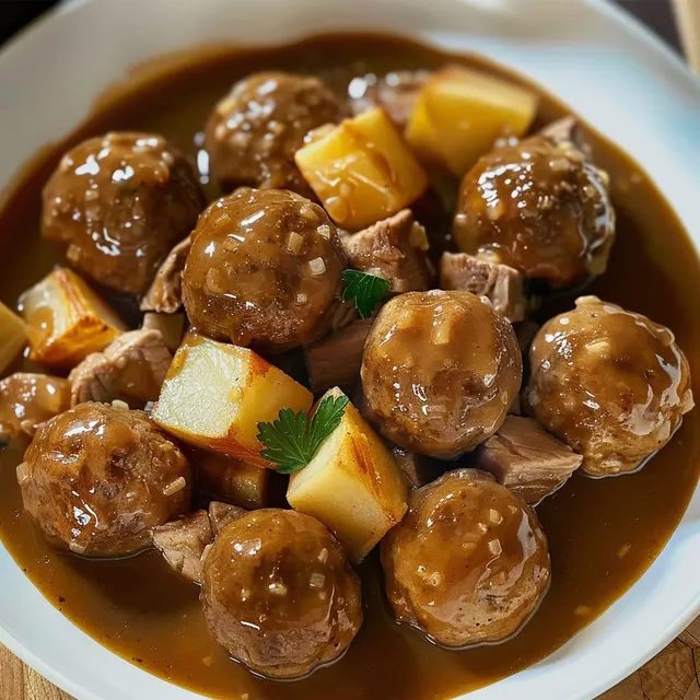 Boulettes porc savoureuses