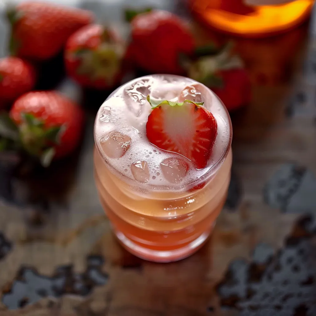 Préparer facilement un Sour à la fraise