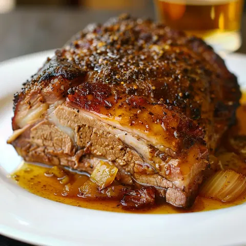 Porc maison juteux