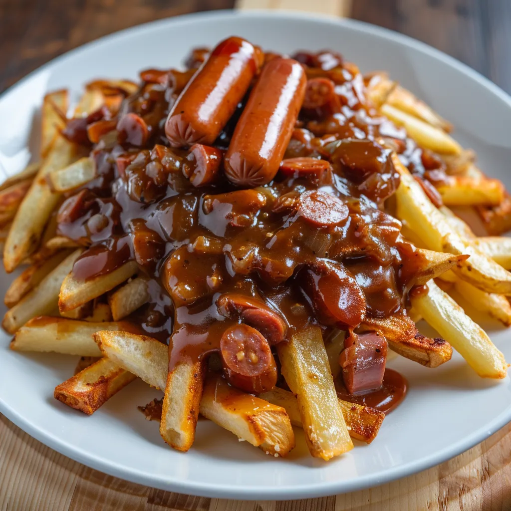 Régalez-vous avec une poutine autour du feu