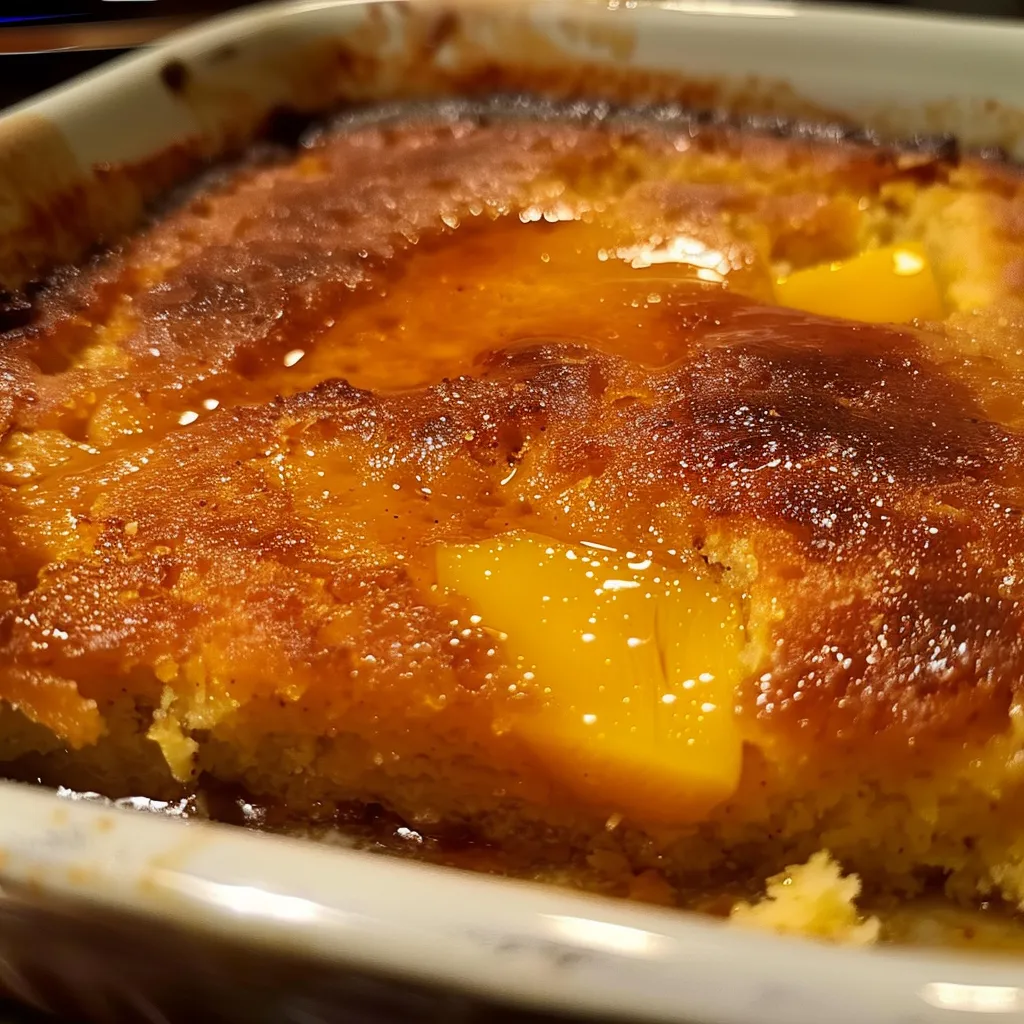 Pudding mangue façon chômeur, douceur exotique