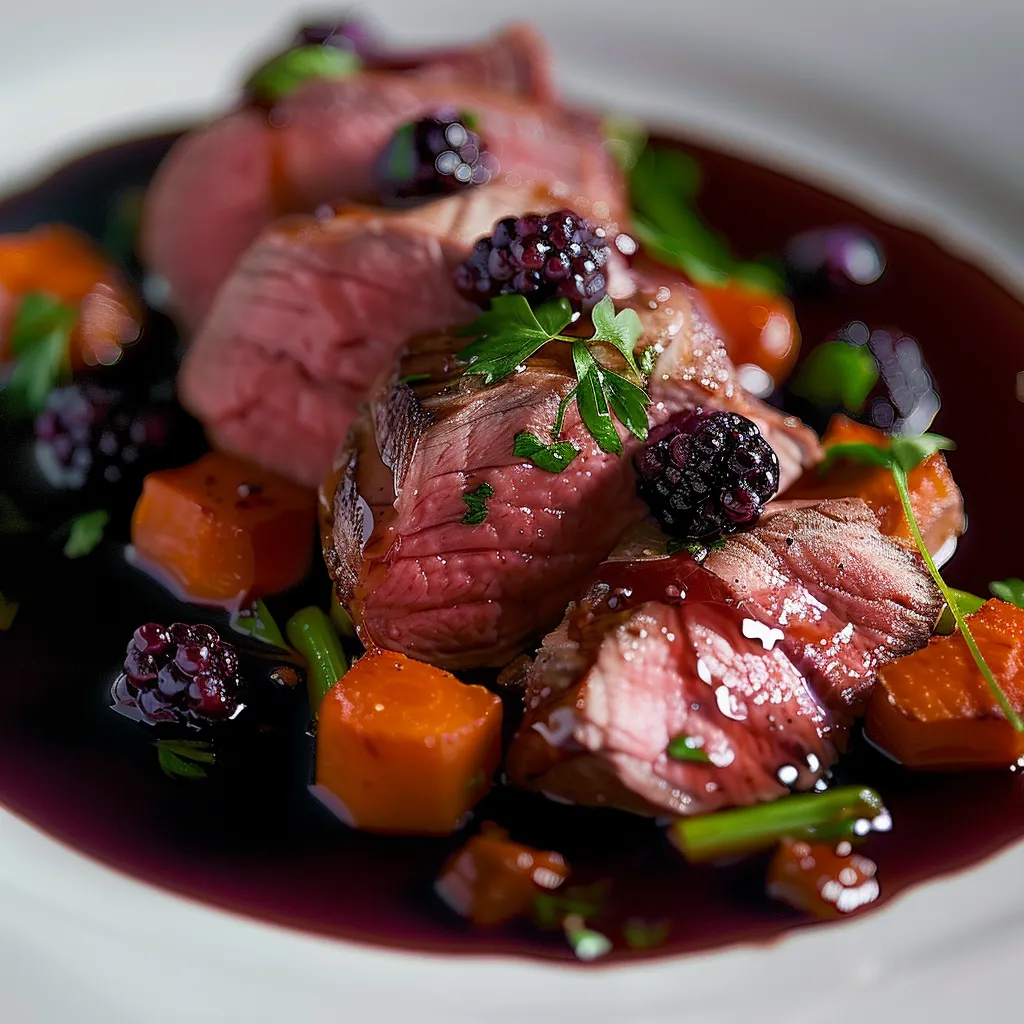 Savoureuse longe de chevreuil