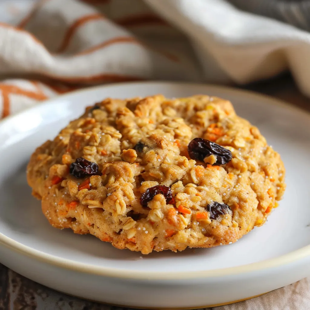 Cookies avoine carottes