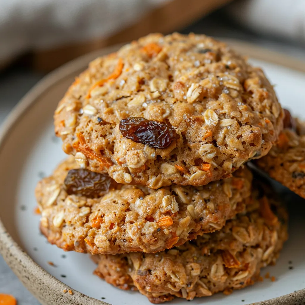 Biscuits moelleux carottes et gruau