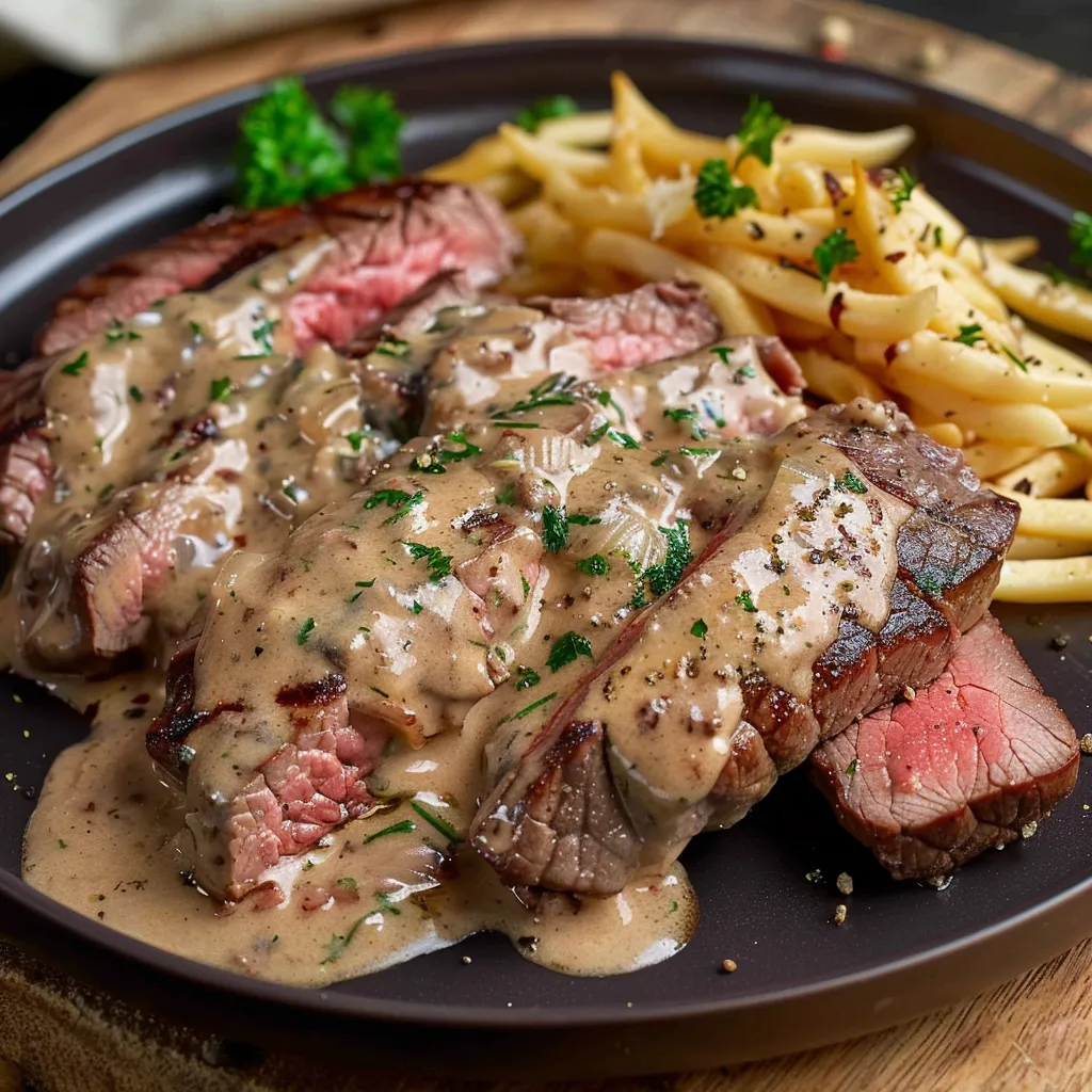 Bœuf crémeux au poivre