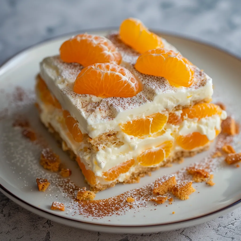 Tiramisu aux mandarines ultra frais et gourmand