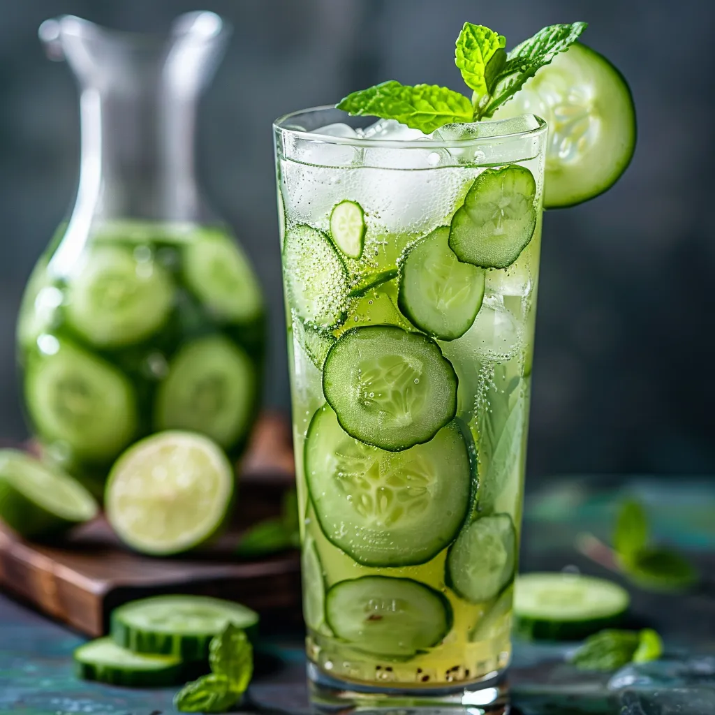 Concombre menthe citron rapide