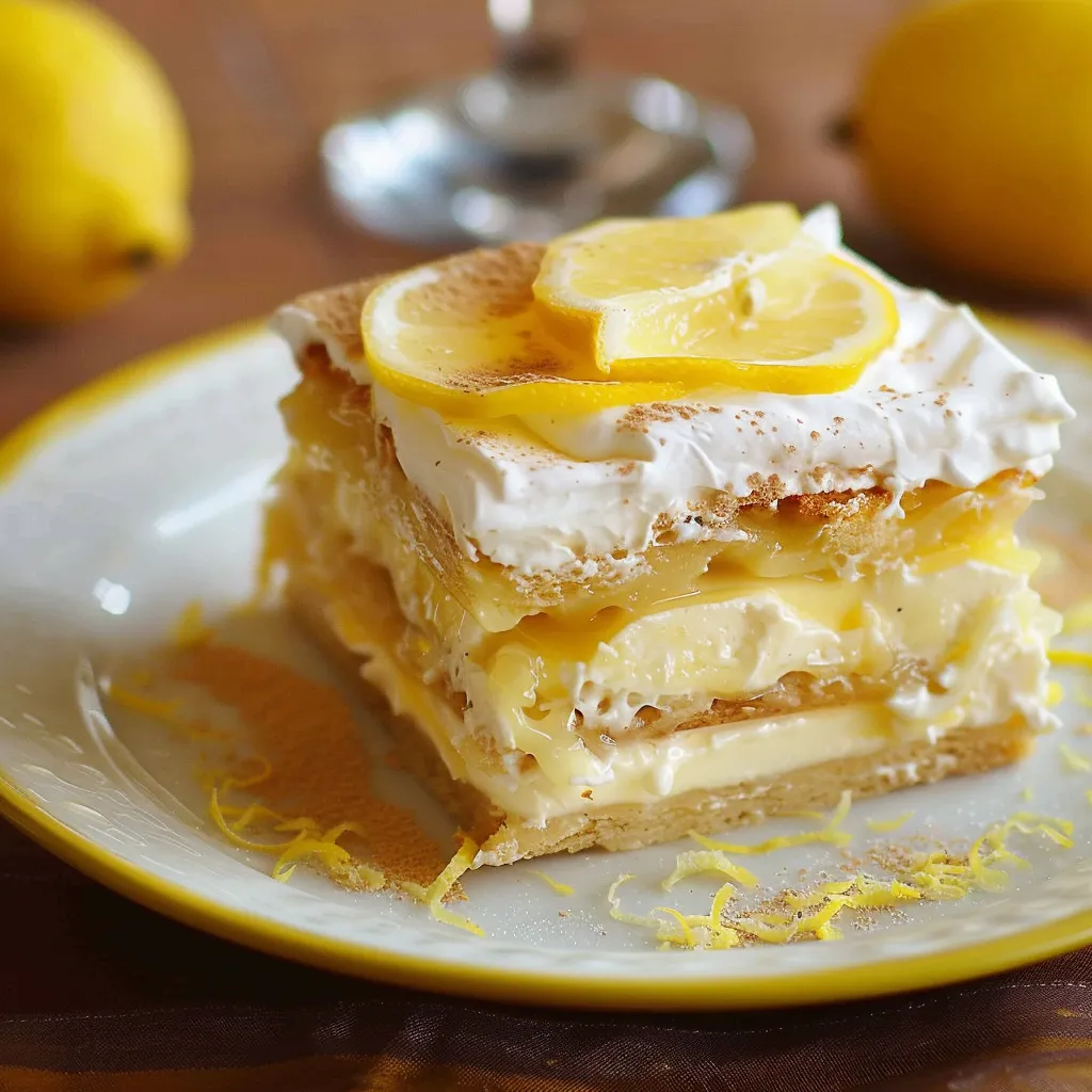 Doux lemon curd tiramisu