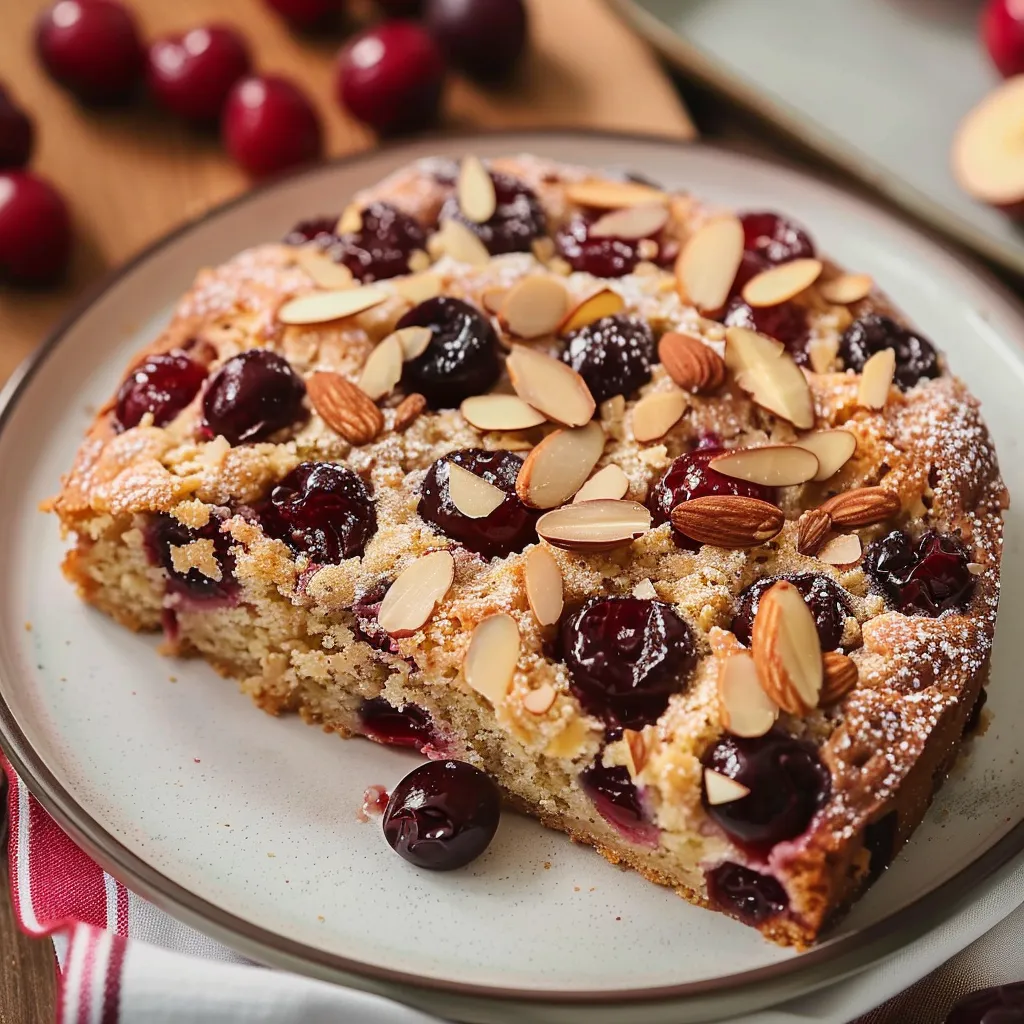 Douceur cerises et amandes