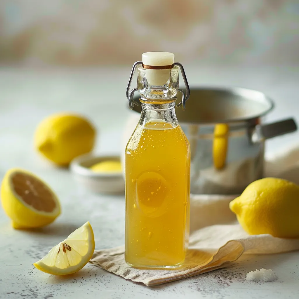 Prépare ton sirop de citron facilement chez toi