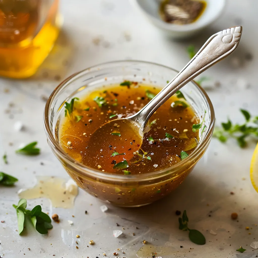 Belle vinaigrette sucrée à l’érable