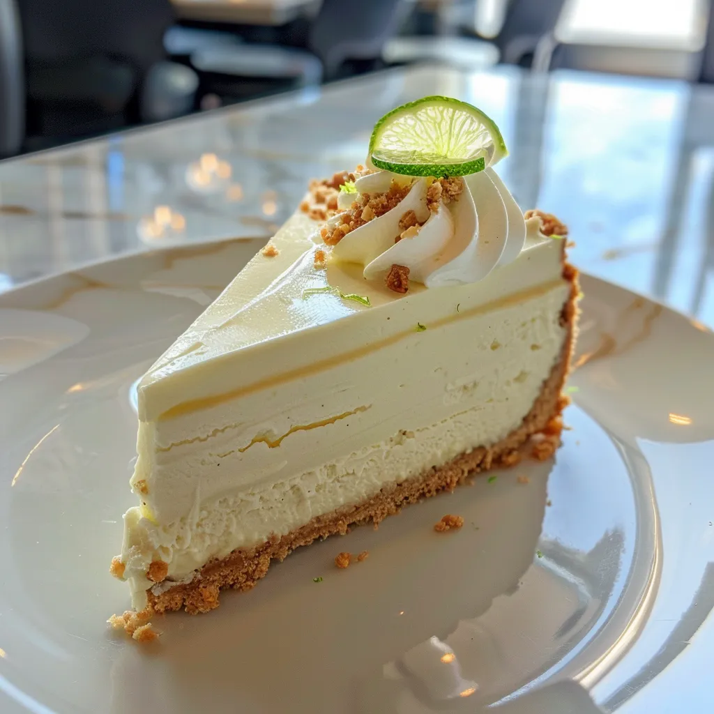 Dessert citron vert frais et rapide maison