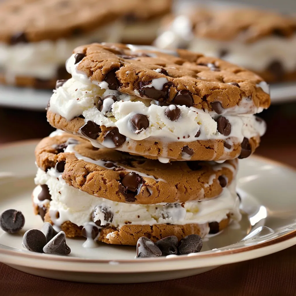 Sandwich cookies chocolat
