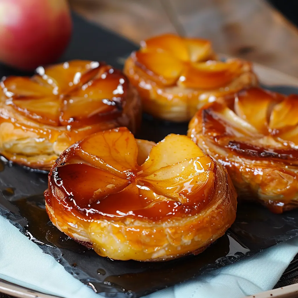 De délicieuses petites tatins aux pommes