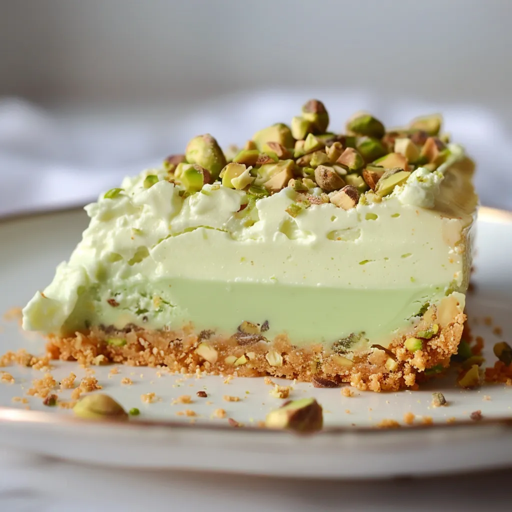 Flan pistache version facile