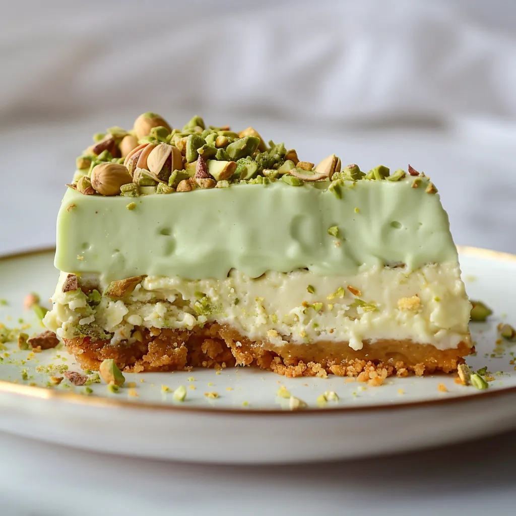 Flan rapide et crémeux à la pistache sans cuisson