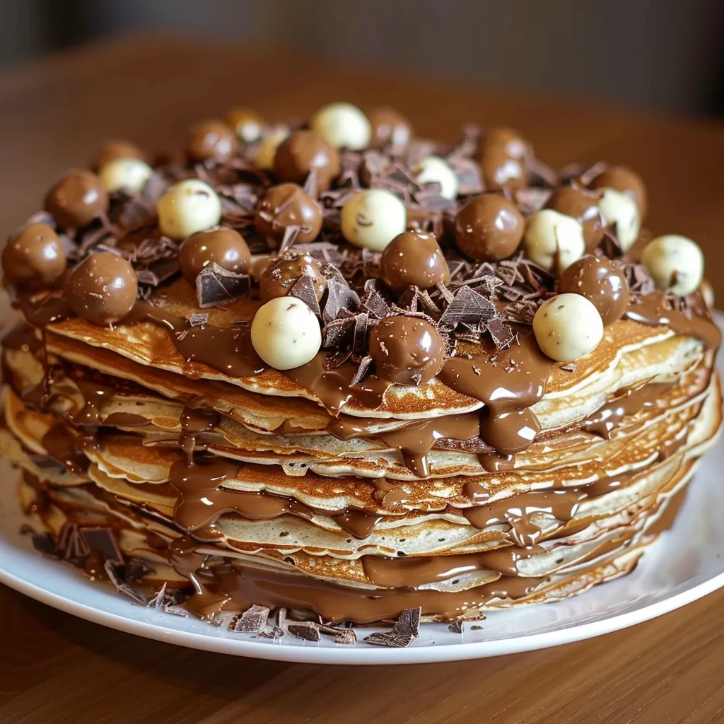 Dessert crêpes Maltesers