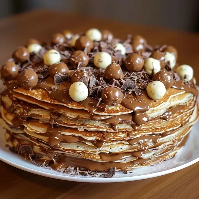 Dessert crêpes Maltesers