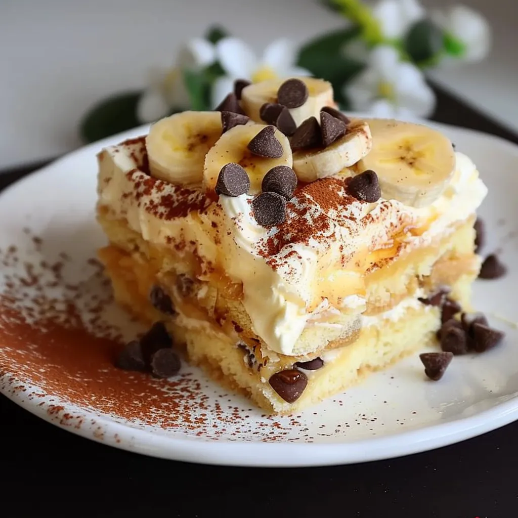 Tiramisu bananes gourmand