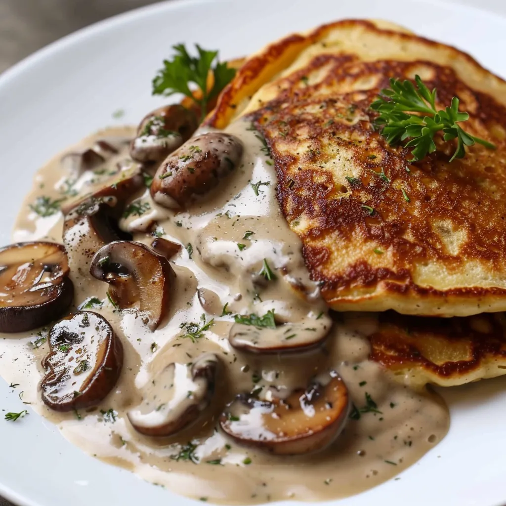 Pancakes doux champignons