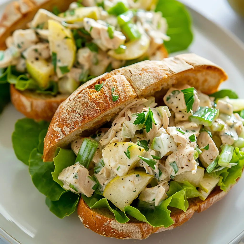 Poulet et poire frais