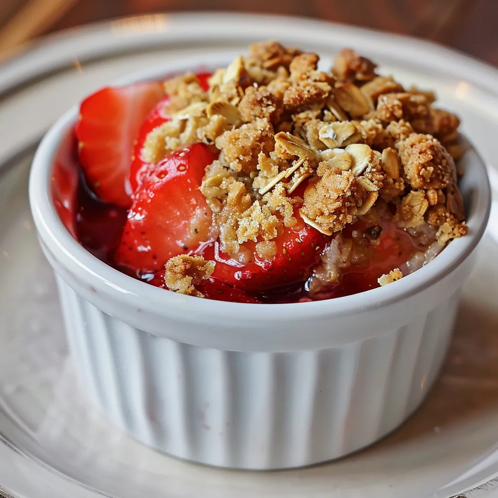 Croustade fraises croustillante