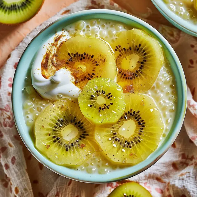 Jasmin et kiwis dorés