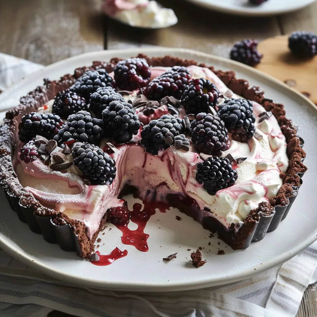 Chocolat et fruits glacés
