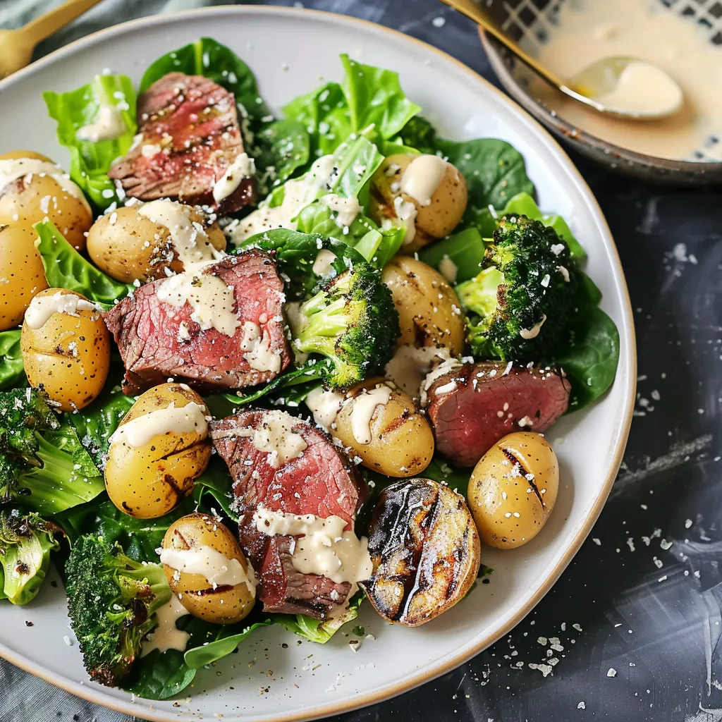 Brocoli boeuf vinaigrette