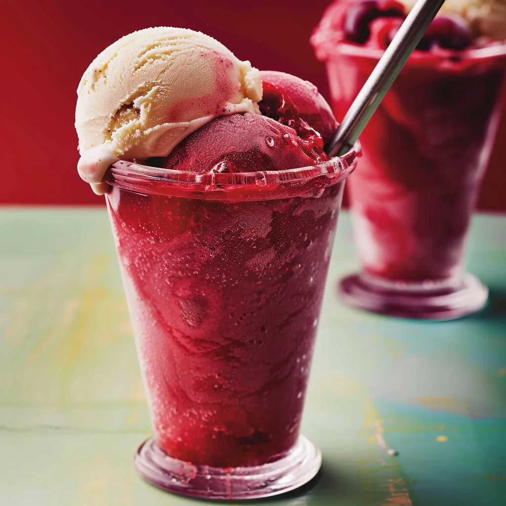 Mont-Blanc cerises slush