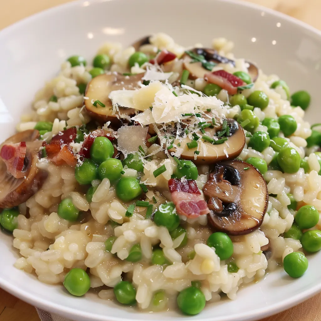 Risotto fondant et généreux aux parfums italiens