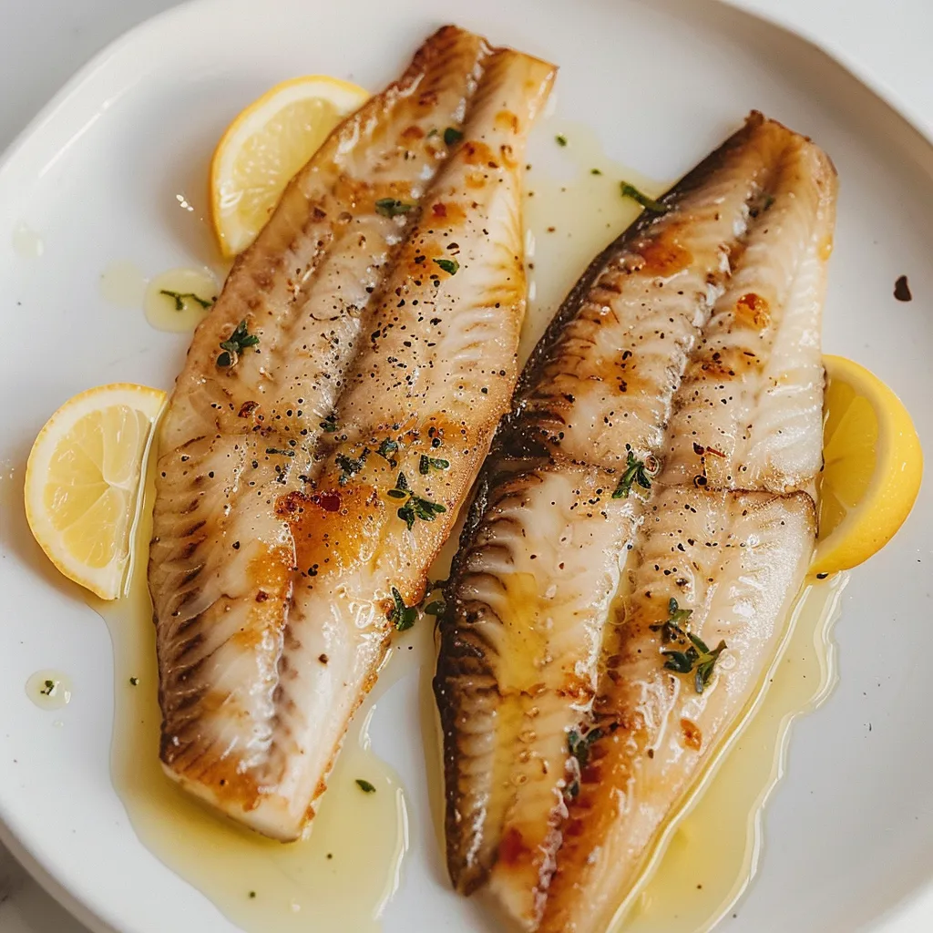 Sole dorée au beurre